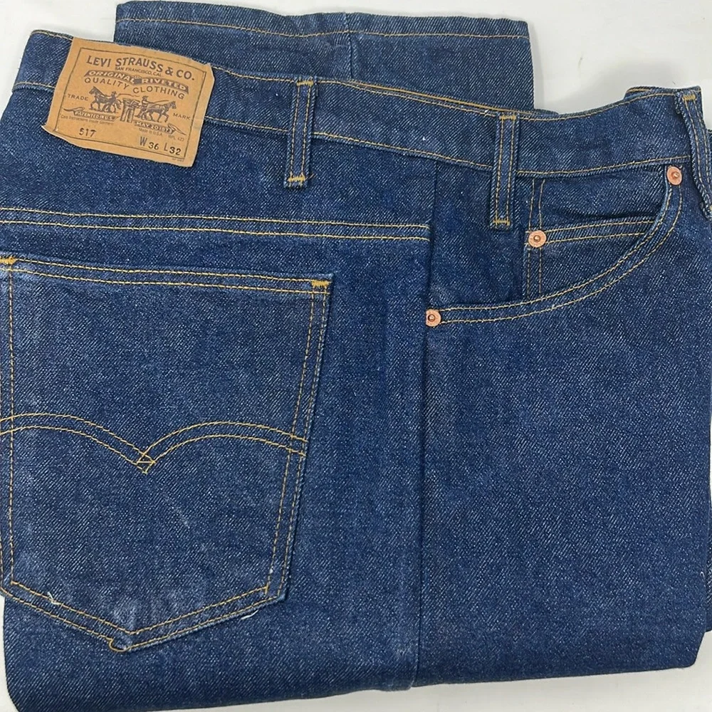 Vintage Men’s Levi’s Orange Tab‎ 517 36x32 Made in USA